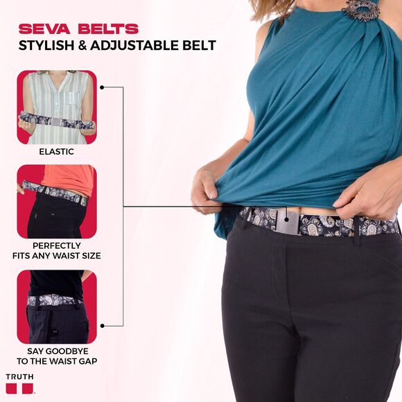 5623 No Show Invisible Elastic Belts For Women & Men 1.4\